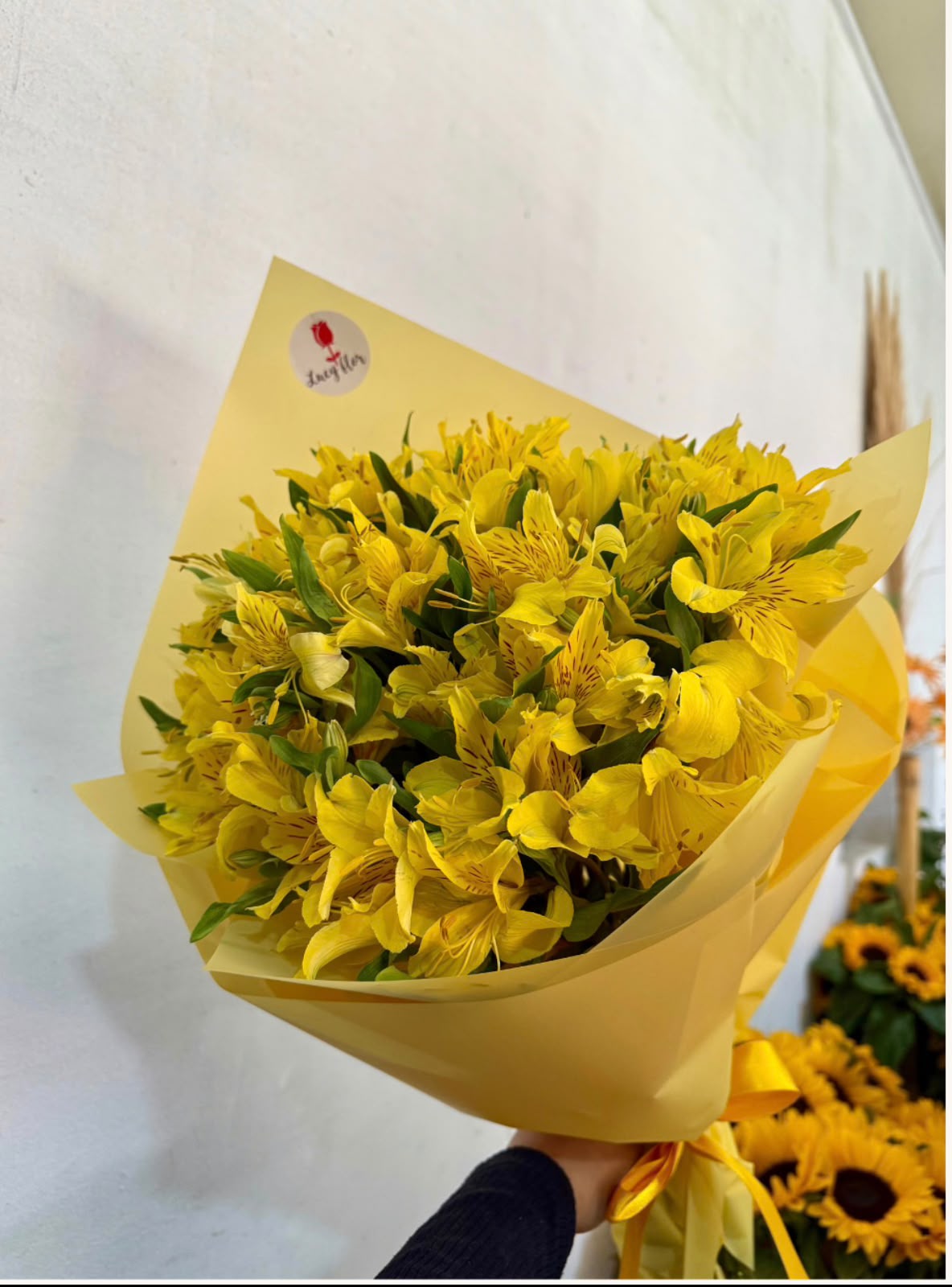 Ramo de flores amarillas