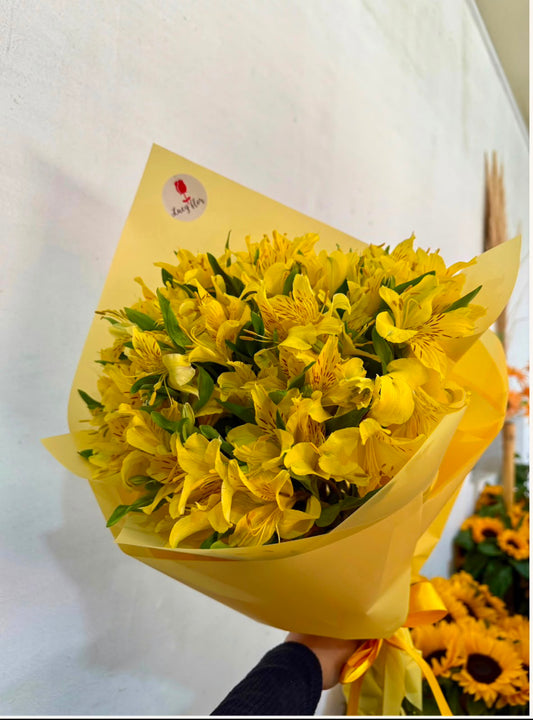 Ramo de flores amarillas